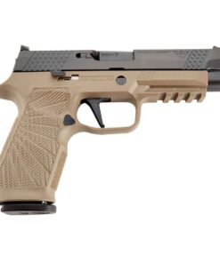 Wilson Combat P320 9mm Luger 4.7in Tan/Black DLC Stainless Steel Pistol - 17+1 Rounds
