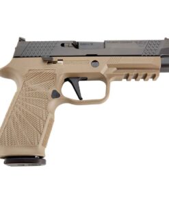 Wilson Combat P320 9mm Luger 4.7in Tan/Black DLC Stainless Steel Pistol - 17+1 Rounds