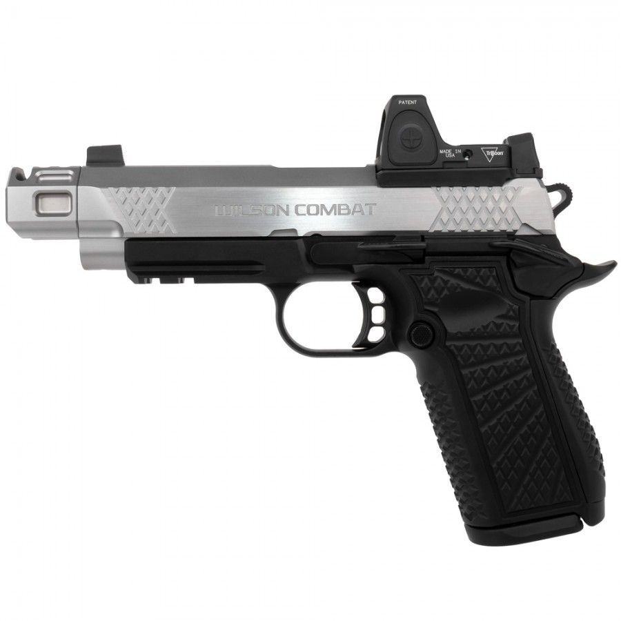 WILSON COMBAT SFX9 4.0" BARREL WITH BLACK LIGHT RAIL FRAME STAINLESS SLIDE RMR (3.25 MOA) AMBI AND COMPENSATED BARREL 1 A29 result 1