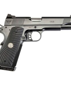 Wilson Combat 1911 CQB Full-Size 45 Auto (ACP) 5in Black Armor-Tuff Carbon Steel Pistol - 8+1 Rounds
