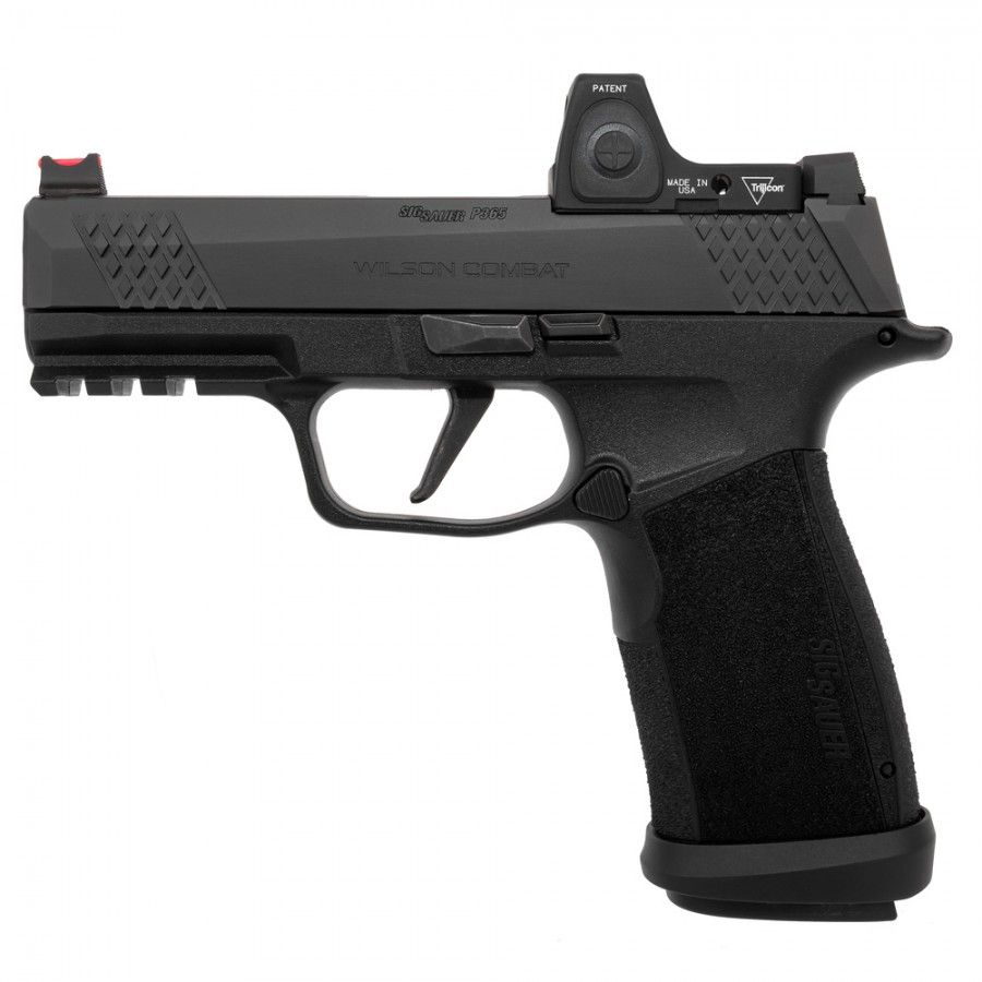 WILSON COMBAT WC-P365 X-MACRO (9MM) BLACK FRAME WITH STRAIGHT TRIGGER AND TRIJICON RMRCC 1 A3 result 2