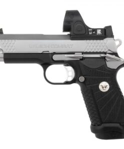 WILSON COMBAT EDC X9 (9MM) STAINLESS SLIDE NON-LIGHT RAIL FRAME WITH MAGWELL EXTENSION AND TRIJICON SRO (5.0 MOA)