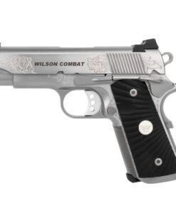 WILSON COMBAT 1911 CQB COMPACT (.45 ACP) STAINLESS FINISH AND GRADE 2 ENGRAVING