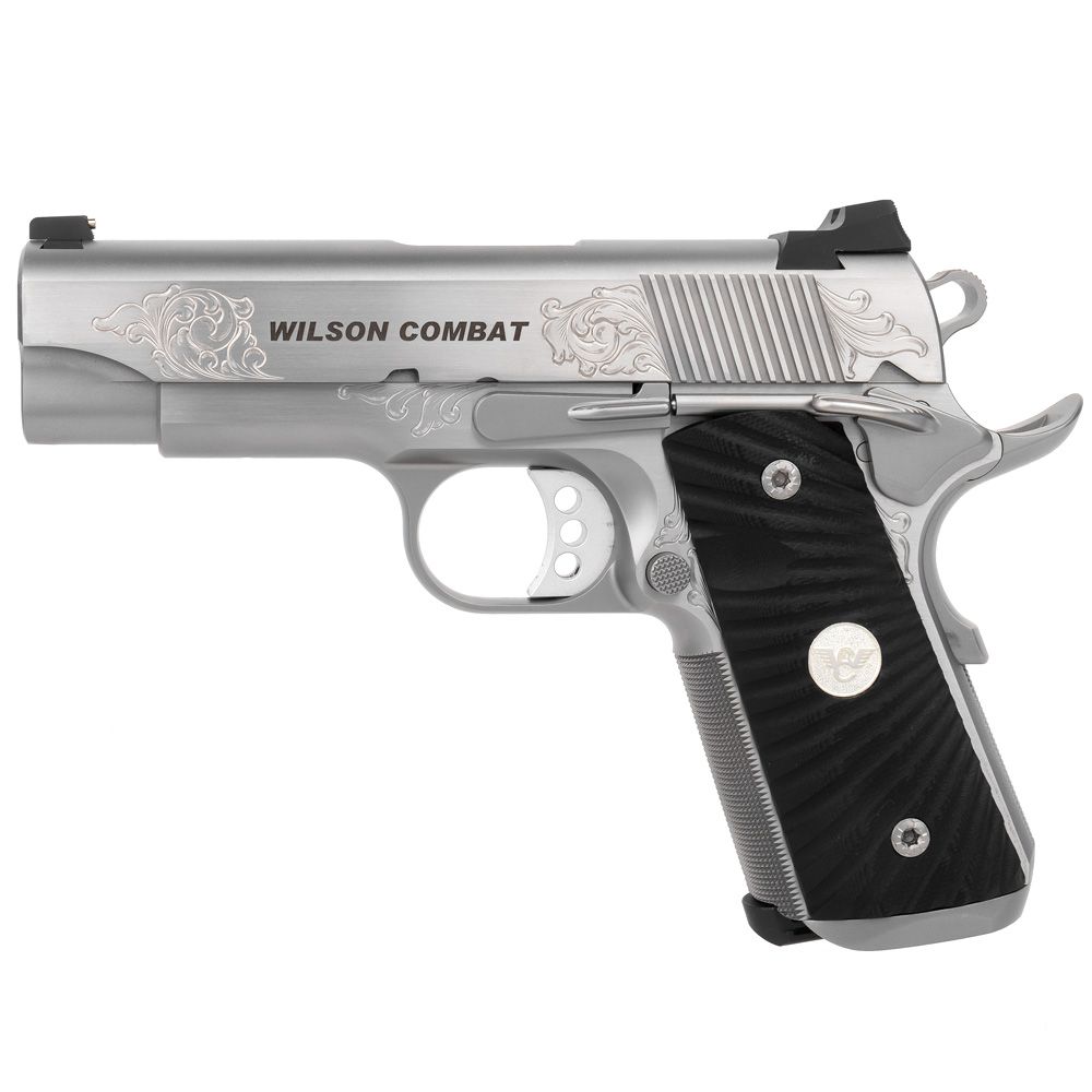 WILSON COMBAT 1911 CQB COMPACT (.45 ACP) STAINLESS FINISH AND GRADE 2 ENGRAVING 1 A8 result 1
