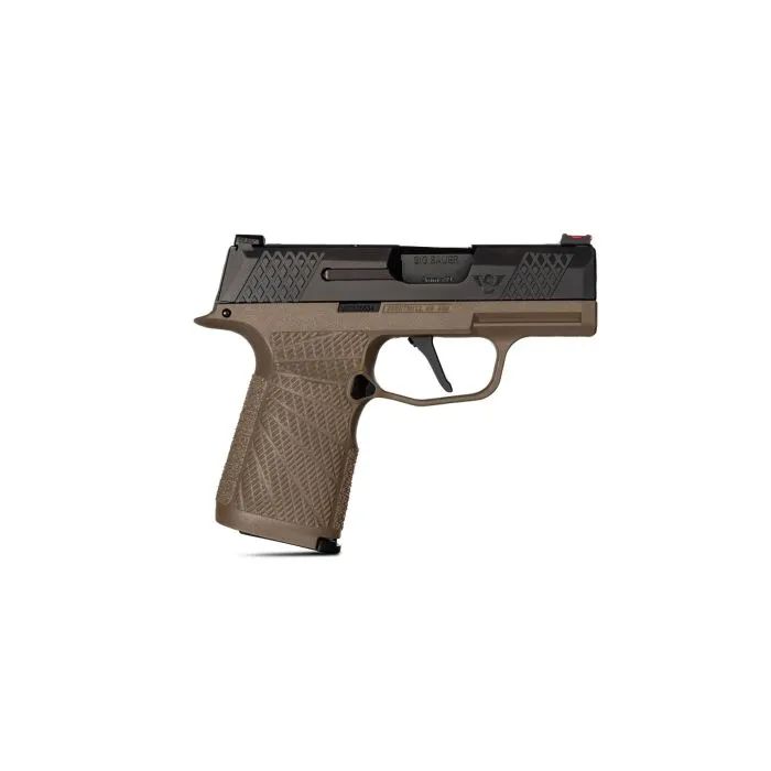 SIG/Wilson Combat P365X, Action Tune with Straight Trigger, Tan Module, 9mm 1 SIG/Wilson Combat P365X