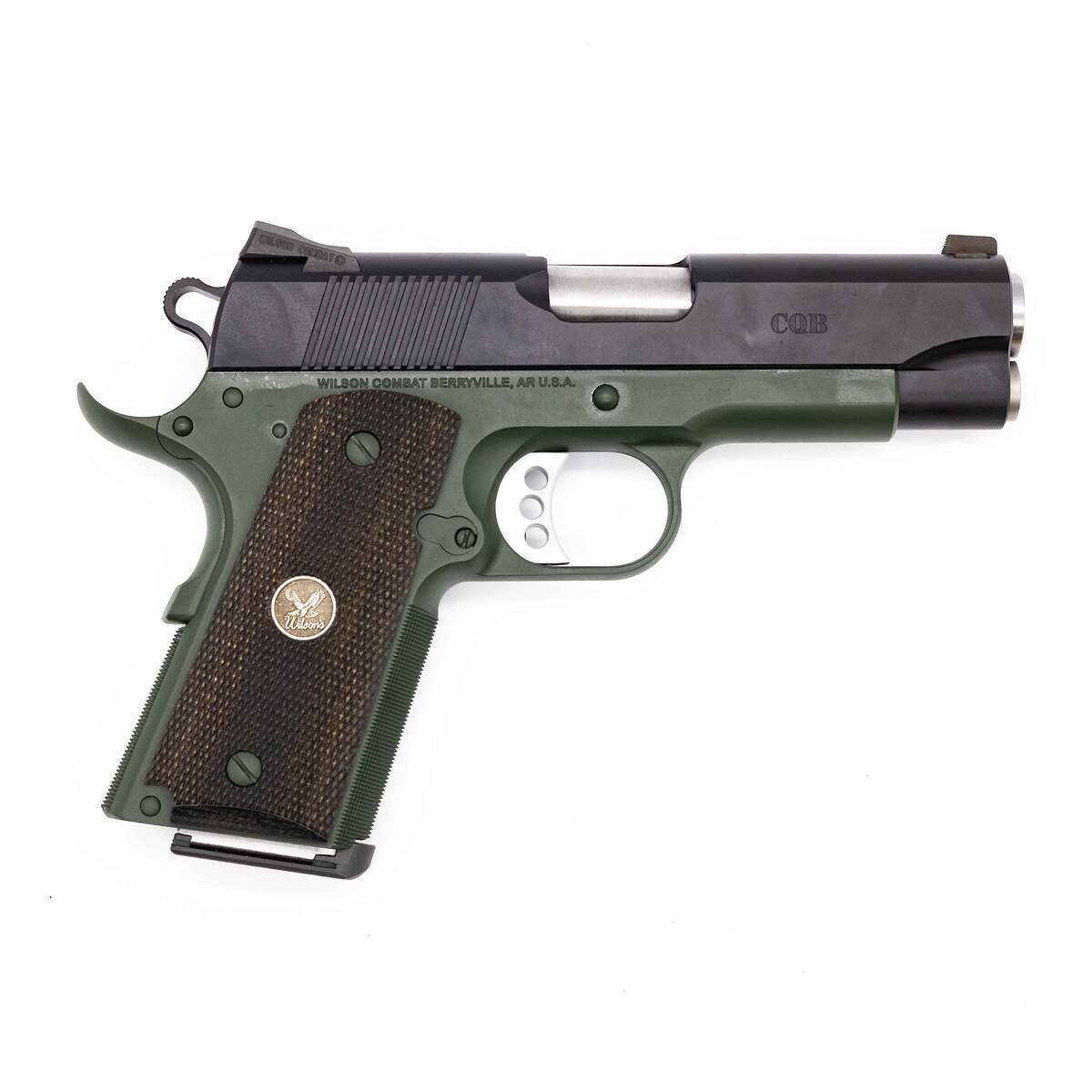 Wilson Combat CA CQBC 45 Auto (ACP) 4in Black/Green Pistol - 8+1 1 A9 result